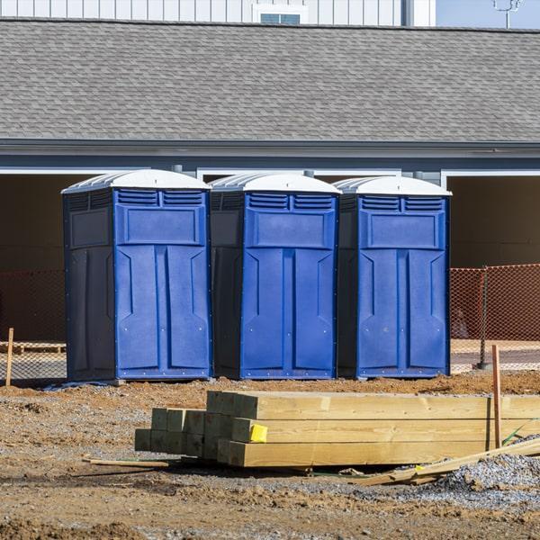Heavy-duty construction site porta potty in Annapolis, Maryland